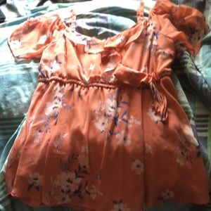 Off the shoulder blouse top from Torrid